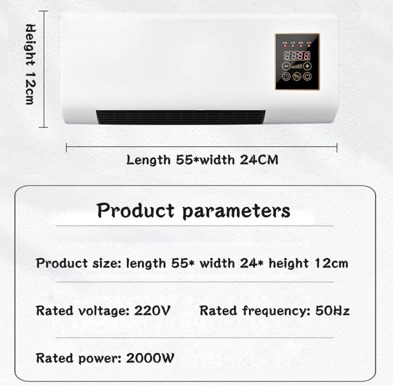 2u1 KLIMA GREJALICA (zidna i prenosiva)