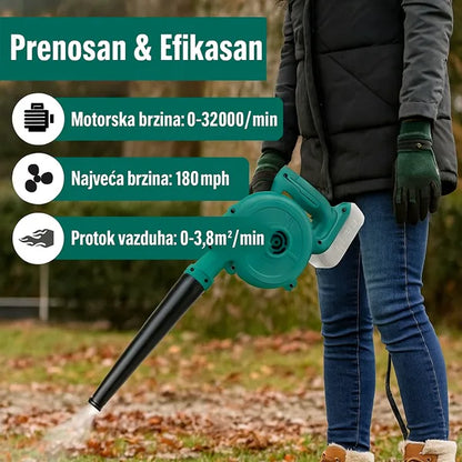 2u1 Usisivač i duvaljka sa 2 baterije