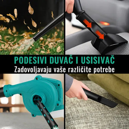 2u1 Usisivač i duvaljka sa 2 baterije